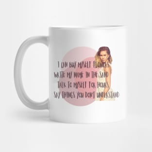 Flowers Miley Cyrus Mug